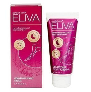 Крем-венотоник от варикоза Eliva ночной, 75 мл